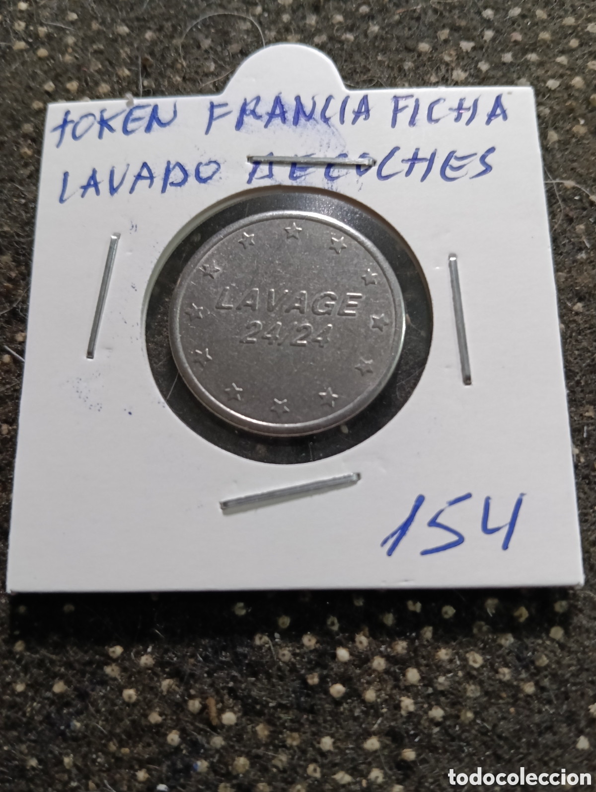 Monete locali: Token o Jeton Francia fichas de lavado de coches
