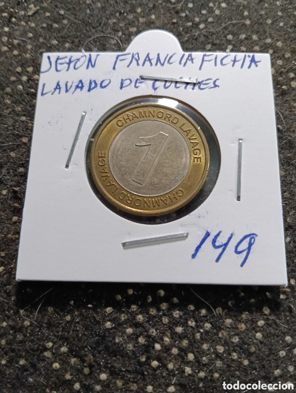 Monedas locales: Token o Jeton Francia fichas lavado de coches