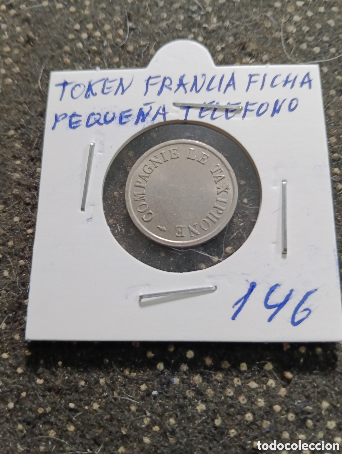 Monedas locales: Token o Jeton Francia ficha de tel&eacute;fono peque&ntilde;a