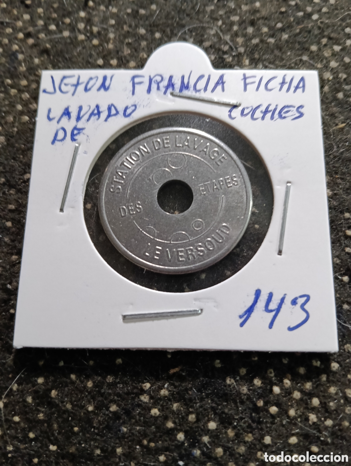 Monedas locales: Token o Jeton Francia ficha de lavado de coches