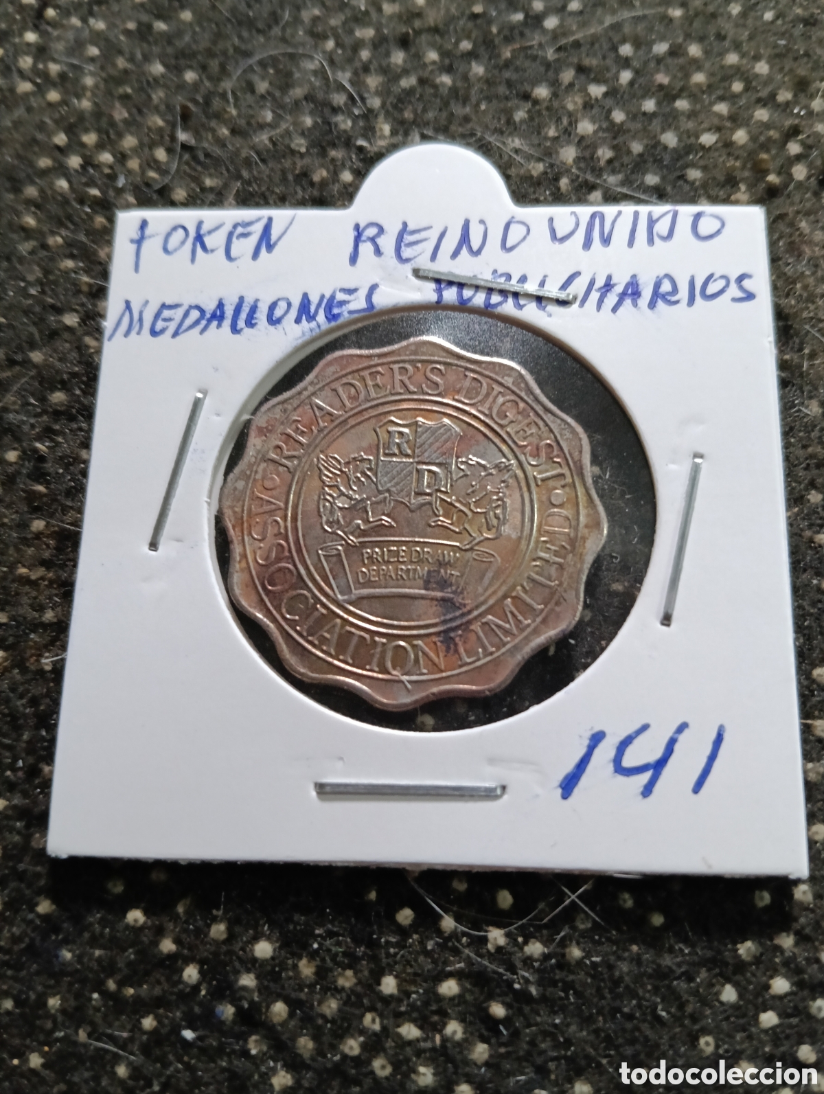 Monedas locales: Token o Jeton Reino Unido Fichas y Medallones Publicitarios