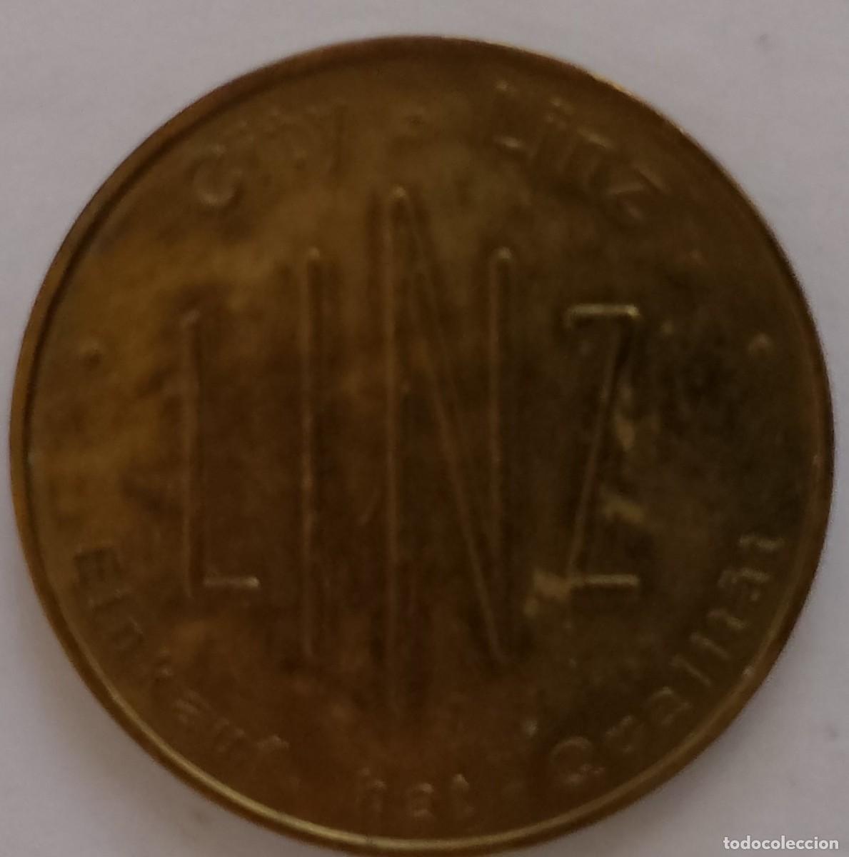 Monedas locales: (6) FICHA DE APARCAMIENTO EN EL ESTADO DE LINZ
