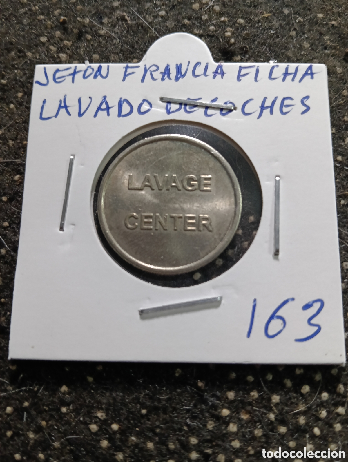 Monedas locales: Token o Jeton Francia ficha lavado de coches