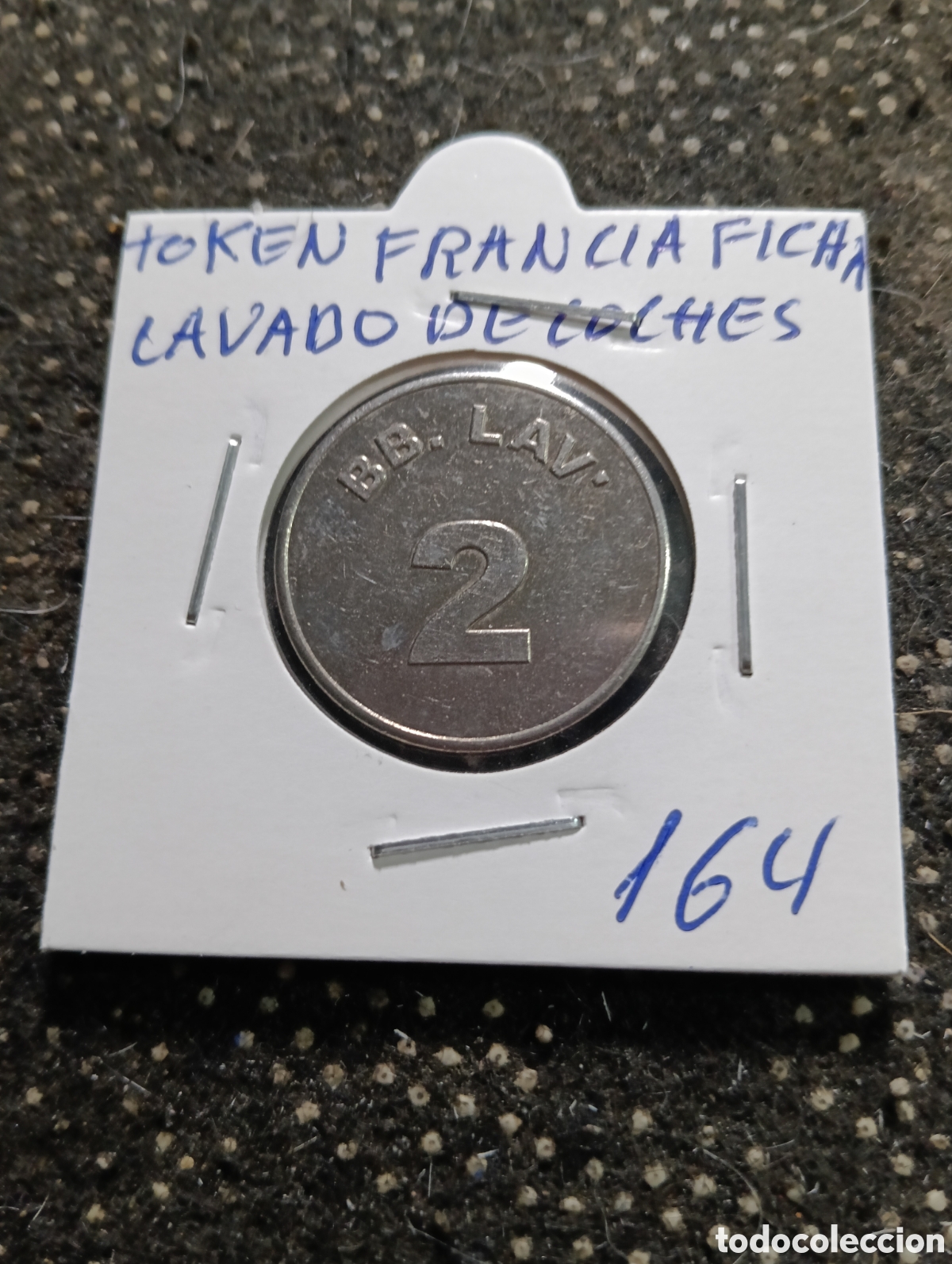 Monedas locales: Token o Jeton Francia ficha lavado de coches