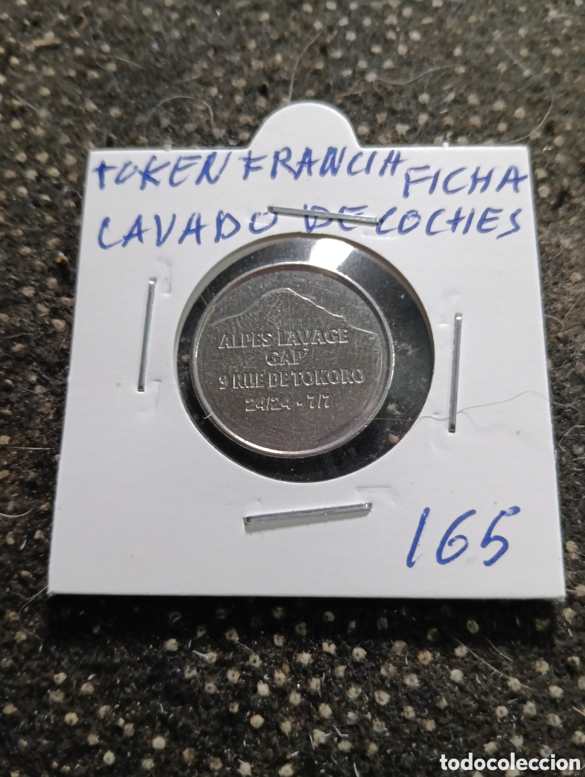 Monedas locales: Token o Jeton Francia ficha lavado de coches