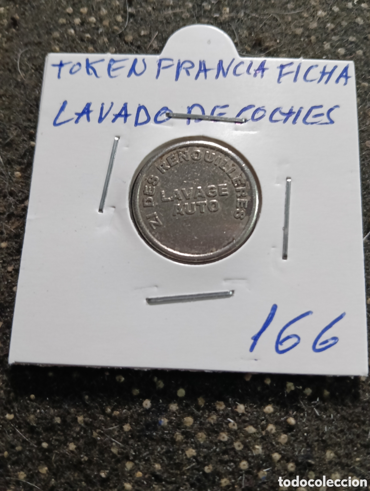 Monedas locales: Token o Jeton Francia ficha lavado de coches