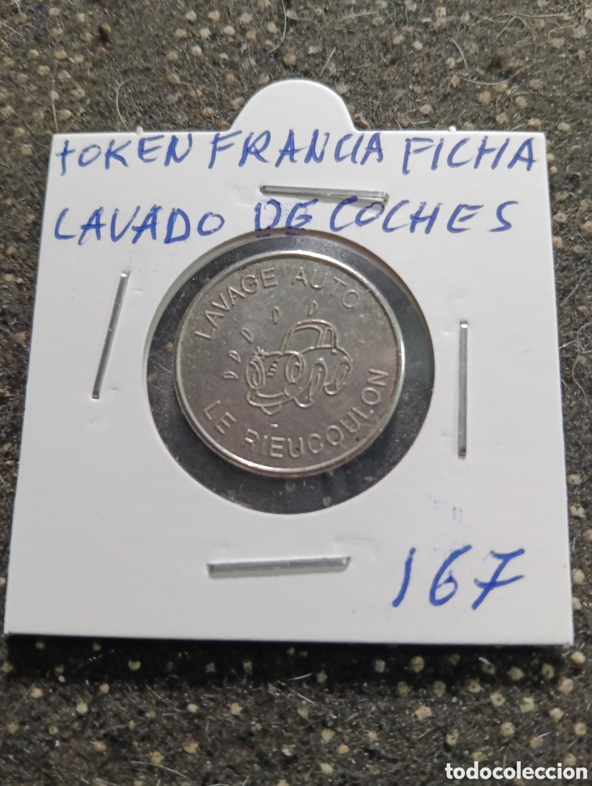 Monedas locales: Token o Jeton Francia ficha lavado de coches