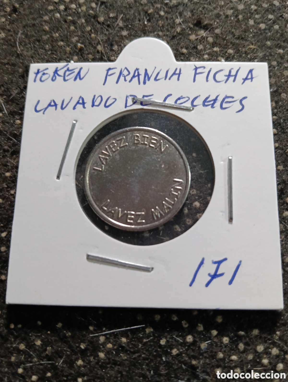 Monedas locales: Token o Jeton Francia ficha lavado de coches