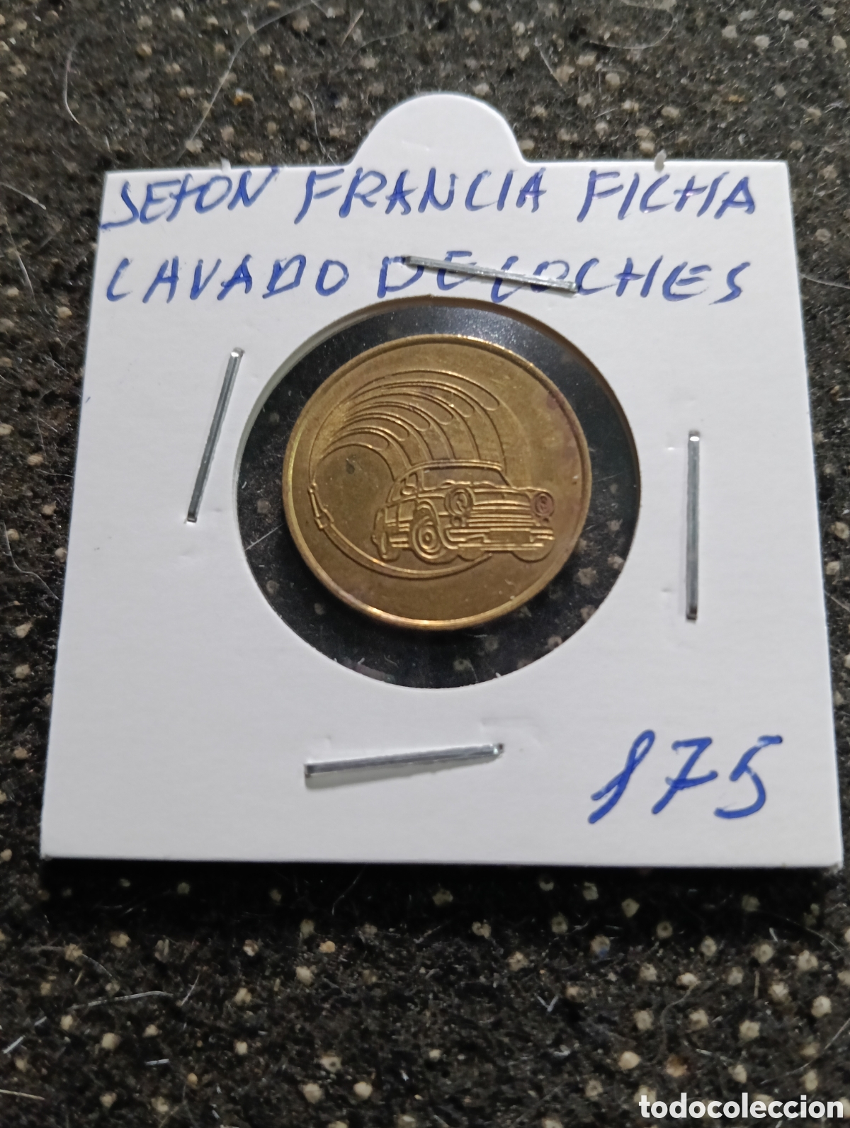 Monedas locales: Token o Jeton Francia ficha lavado de coches