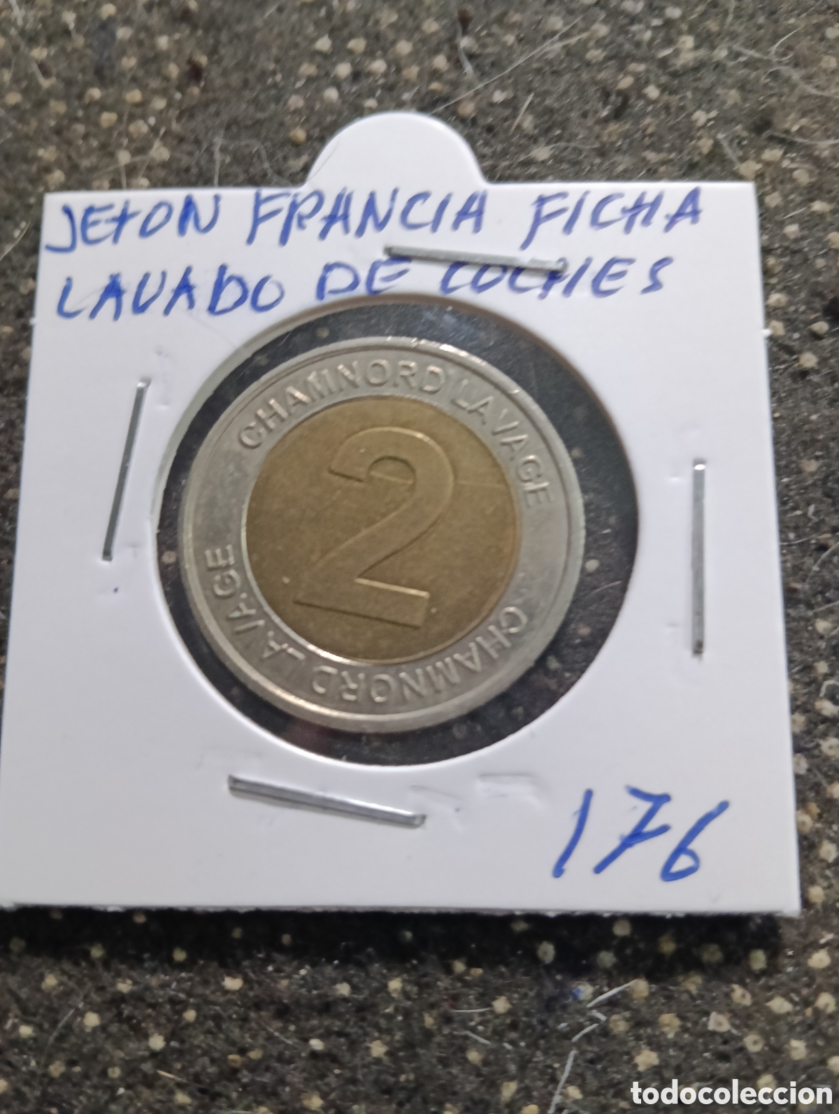 Monedas locales: Token o Jeton Francia ficha lavado de coches