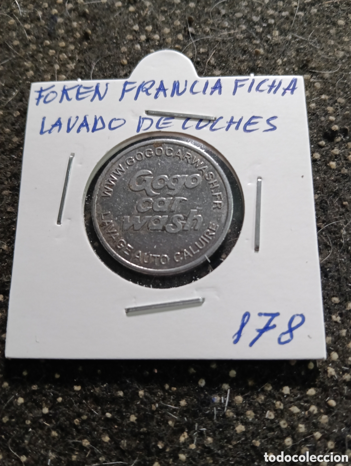 Monedas locales: Token o Jeton Francia ficha lavado de coches