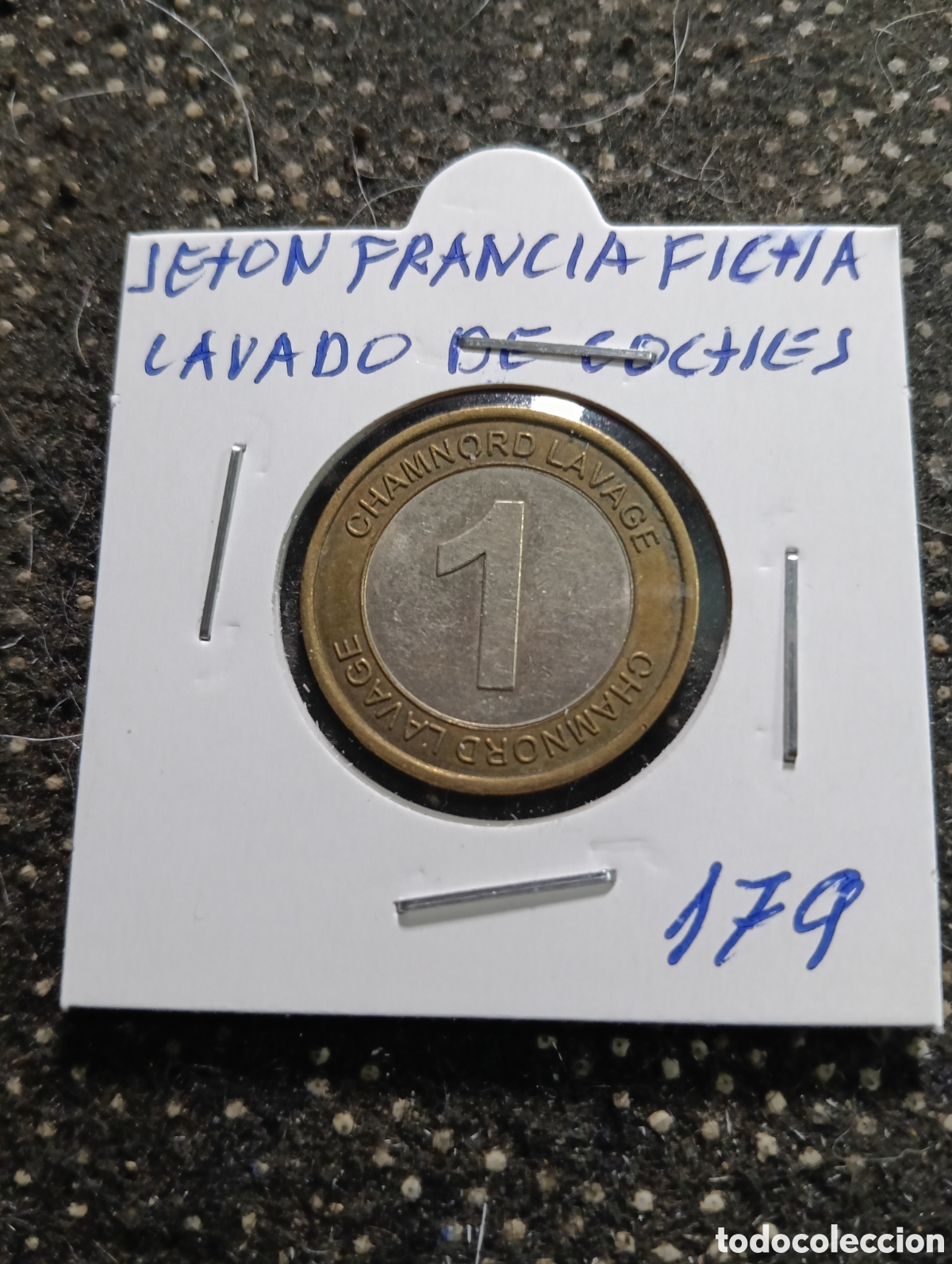 Monedas locales: Token o Jeton Francia ficha lavado de coches