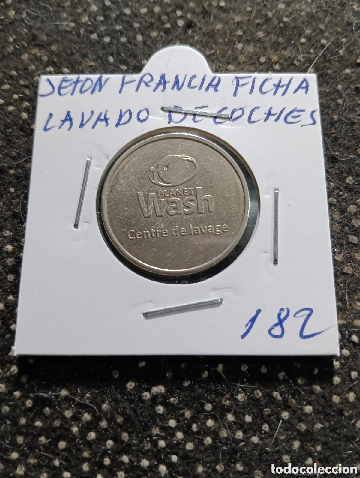 Monedas locales: Token o Jeton Francia ficha lavado de coches