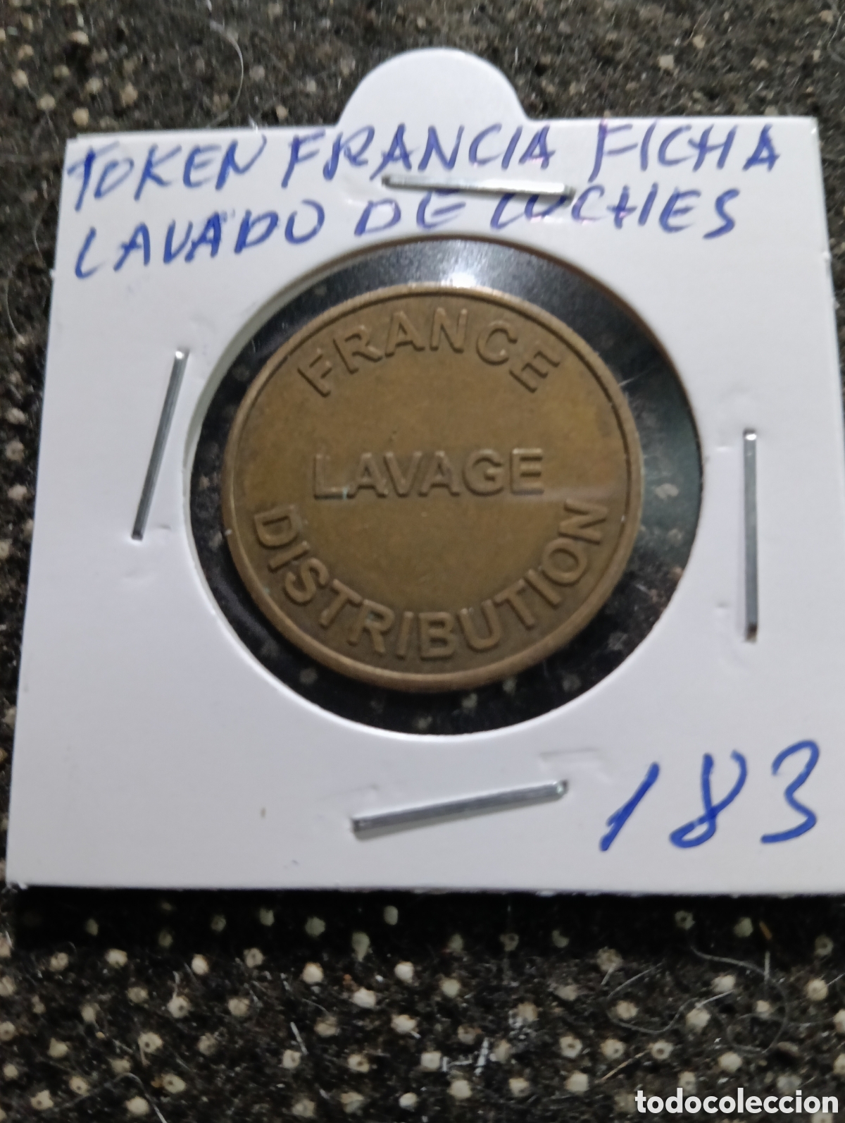 Monedas locales: Token o Jeton Francia ficha lavado de coches