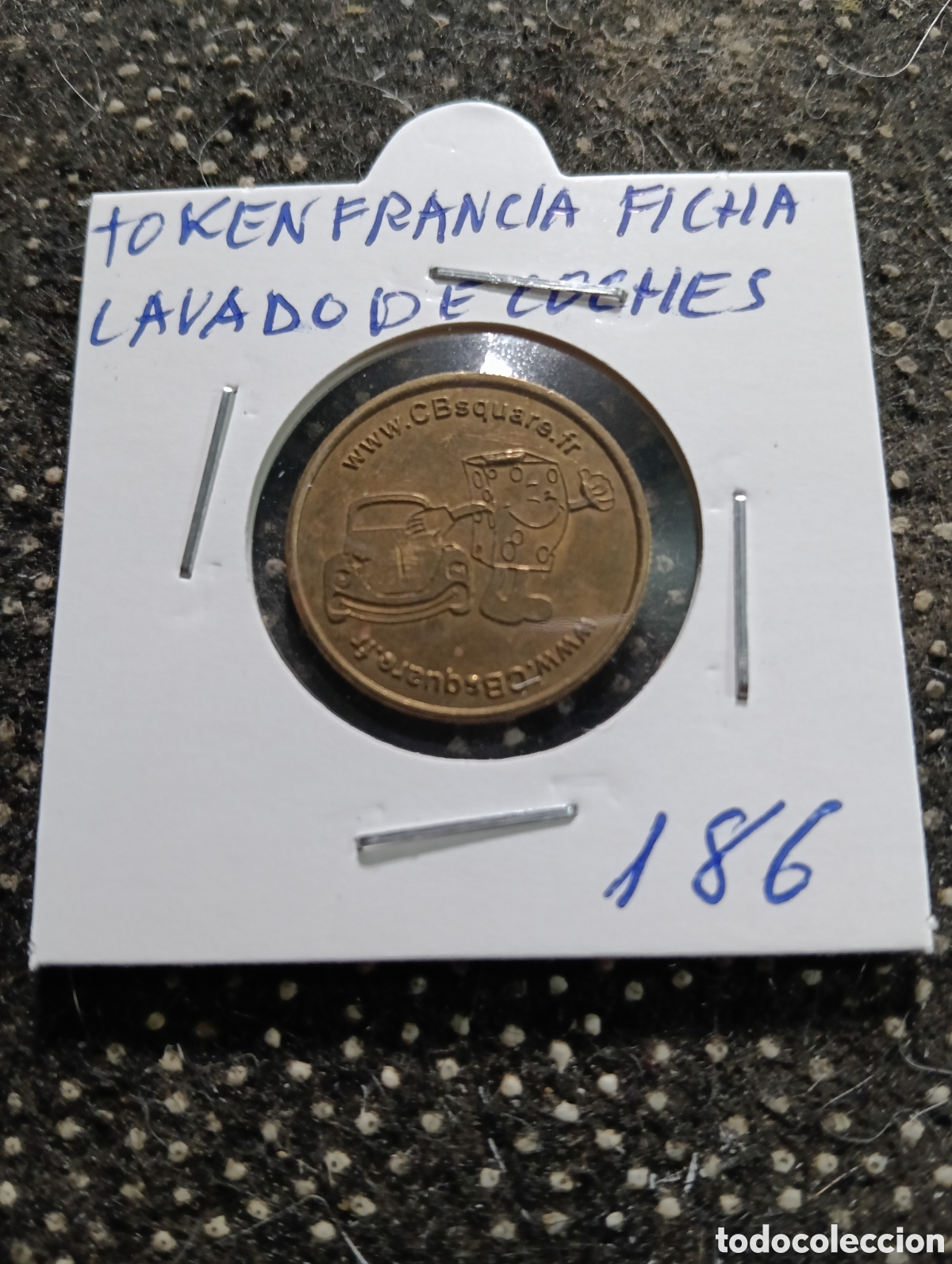 Monedas locales: Token o Jeton Francia ficha lavado de coches