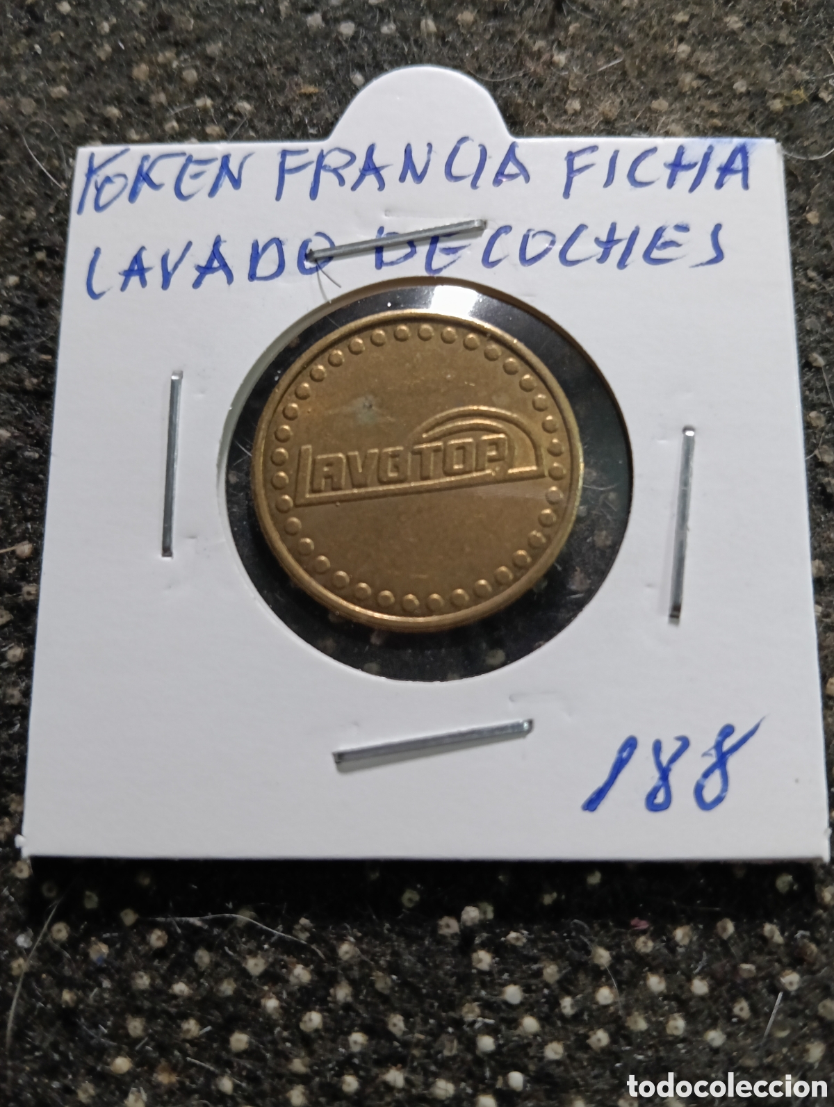 Monedas locales: Token o Jeton Francia ficha lavado de coches