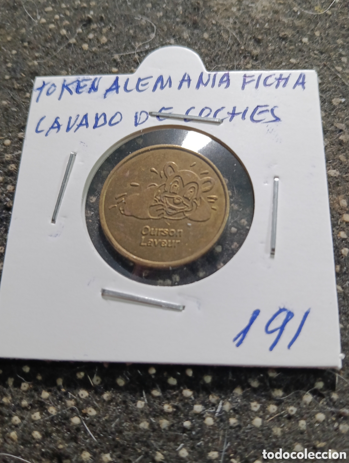 Monedas locales: Token o Jeton Alemania ficha lavado de coches