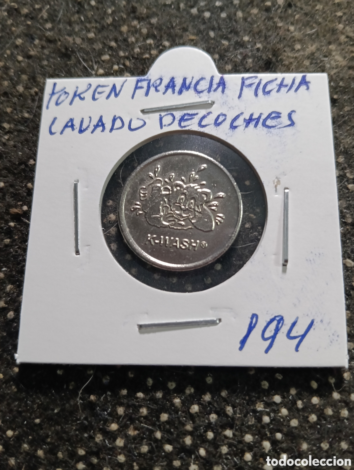 Monedas locales: Token o Jeton Francia ficha lavado de coches