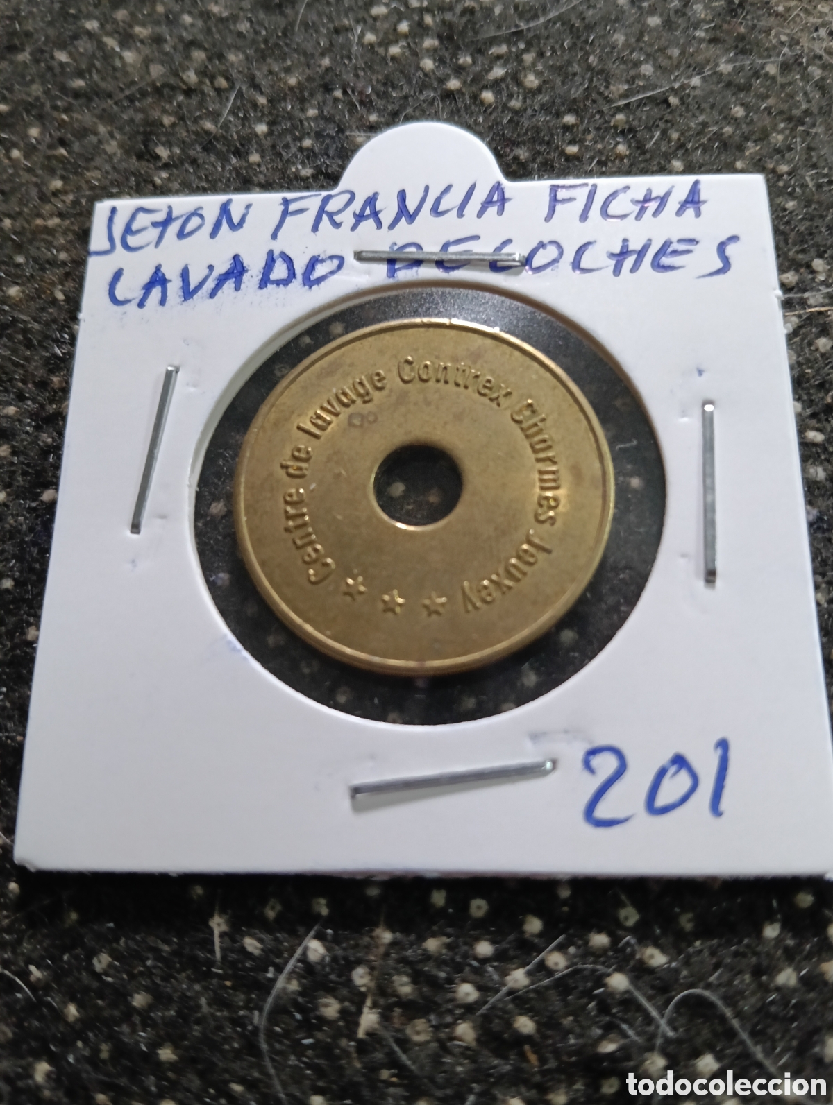 Monedas locales: Token o Jeton Francia fichas lavado de coches