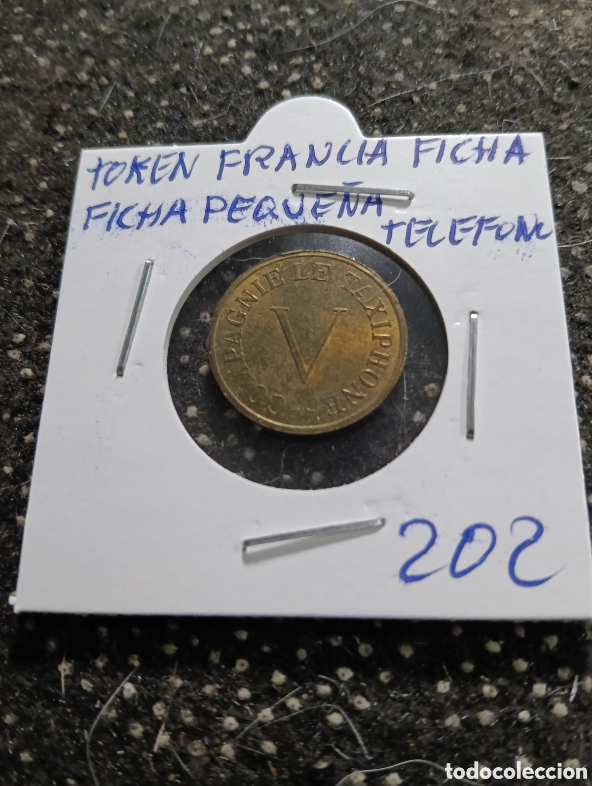 Monedas locales: Token o Jeton Francia fichas peque&ntilde;as de tel&eacute;fono