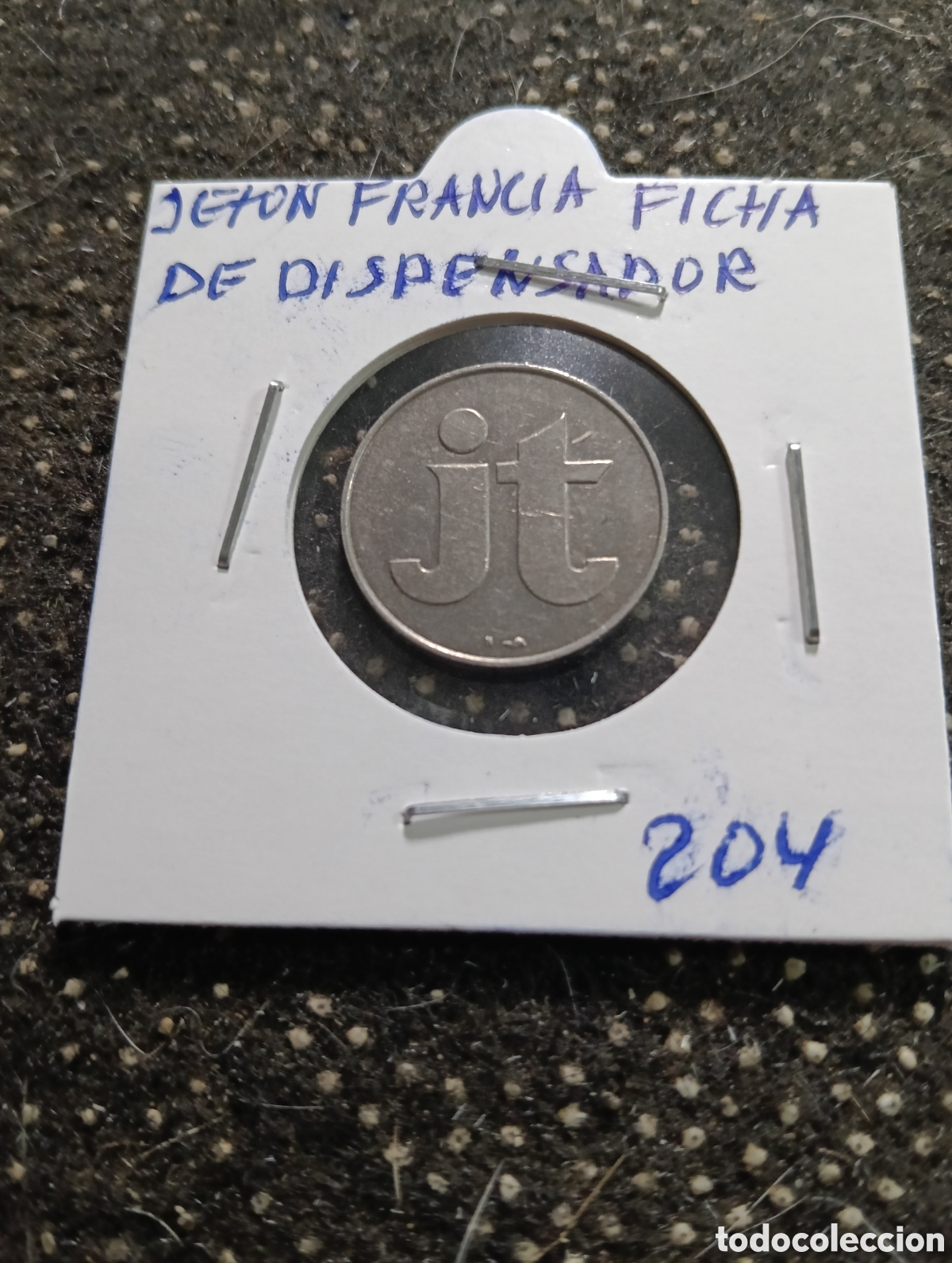 Monedas locales: Token o Jeton Francia ficha dispensadores de productos