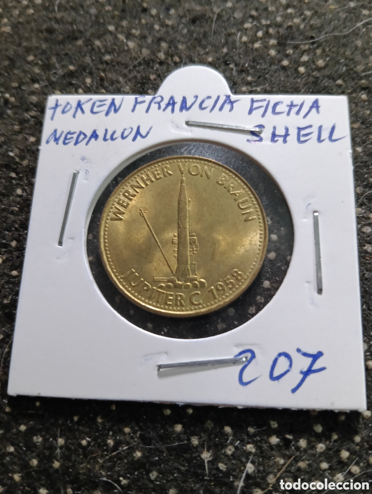 Monedas locales: Token o Jeton Francia ficha Medall&oacute;n Shell