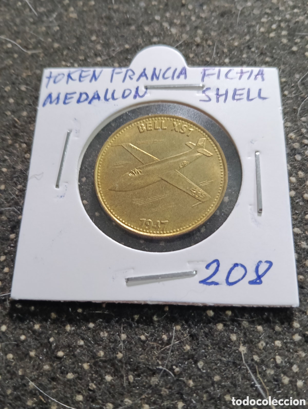 Monedas locales: Token o Jeton Francia ficha Medall&oacute;n Shell