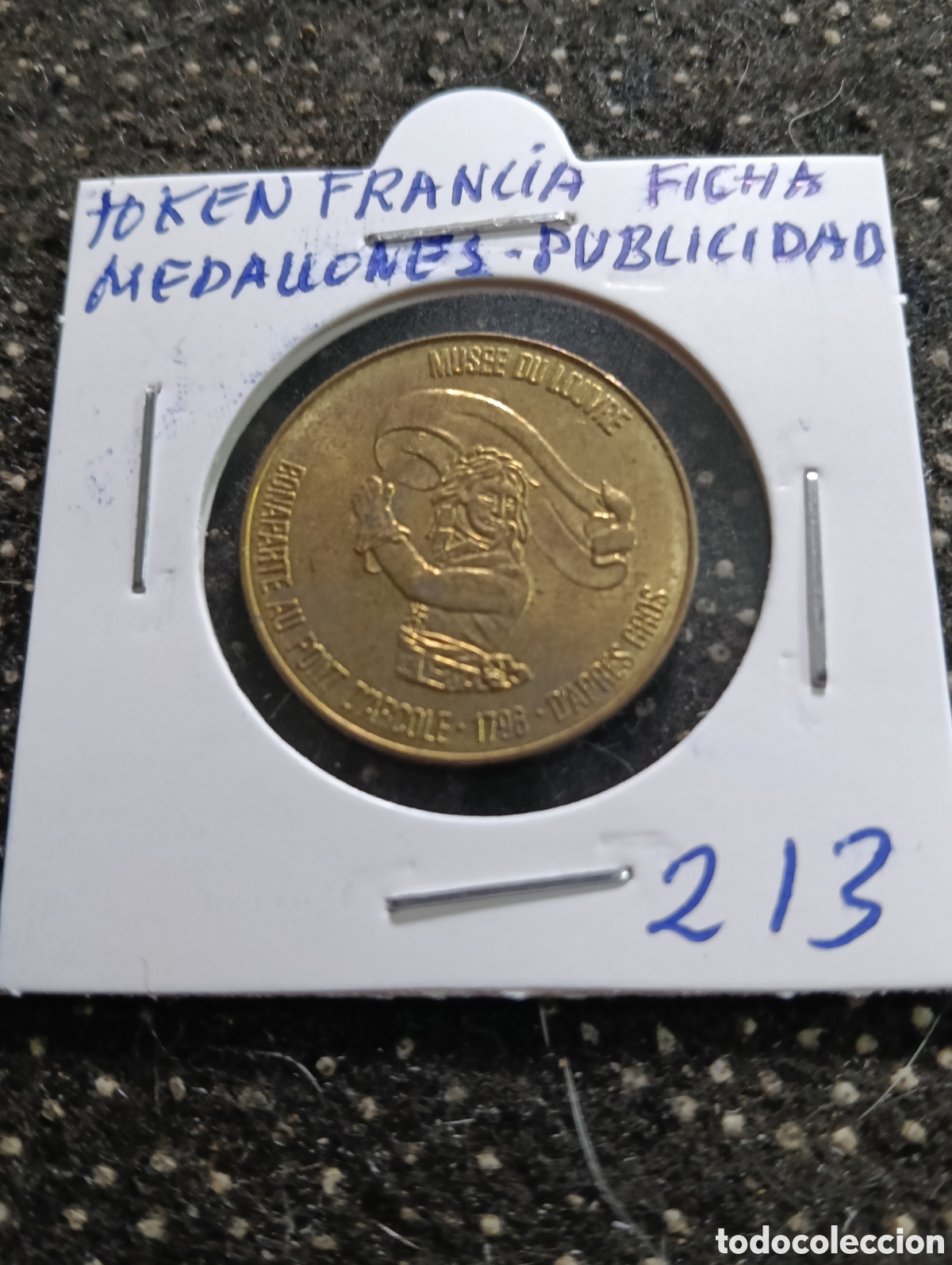 Monedas locales: Token o Jeton Francia ficha Medall&oacute;n Total Publicidad