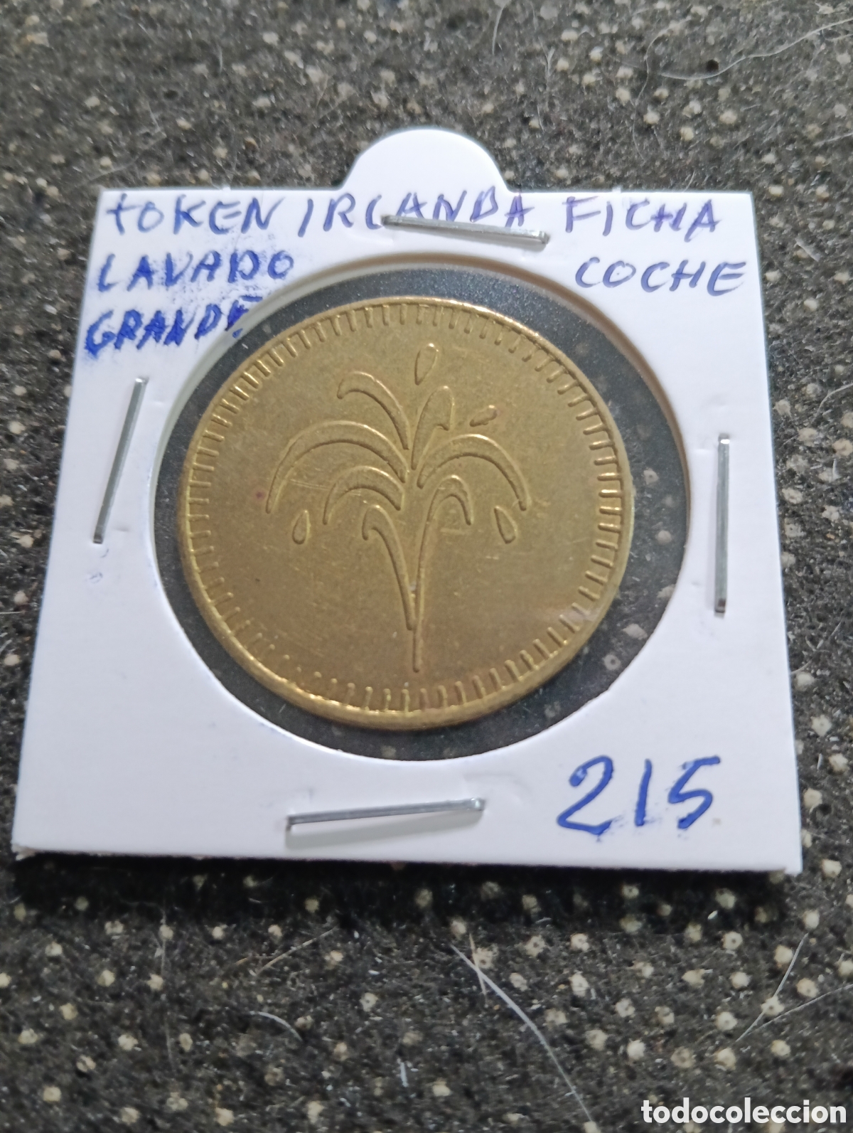 Monedas locales: Token o Jeton Irlanda ficha grande lavado de coches