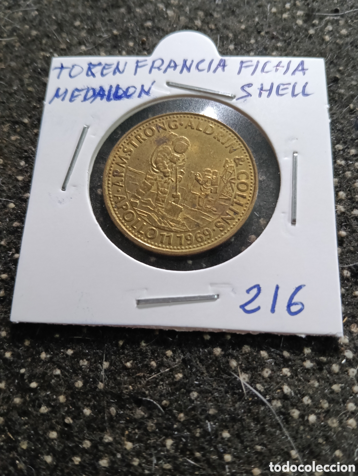 Monedas locales: Token o Jeton Francia ficha Medall&oacute;n Shell