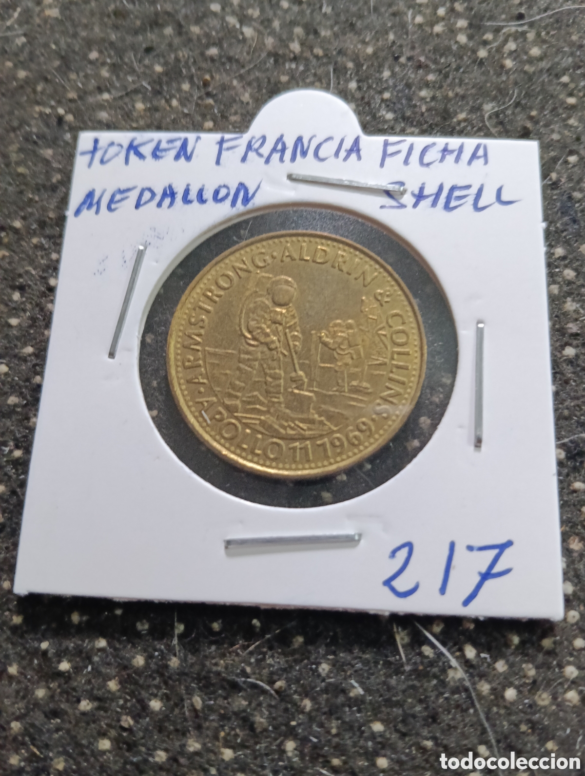 Monedas locales: Token o Jeton Francia ficha Medall&oacute;n Shell