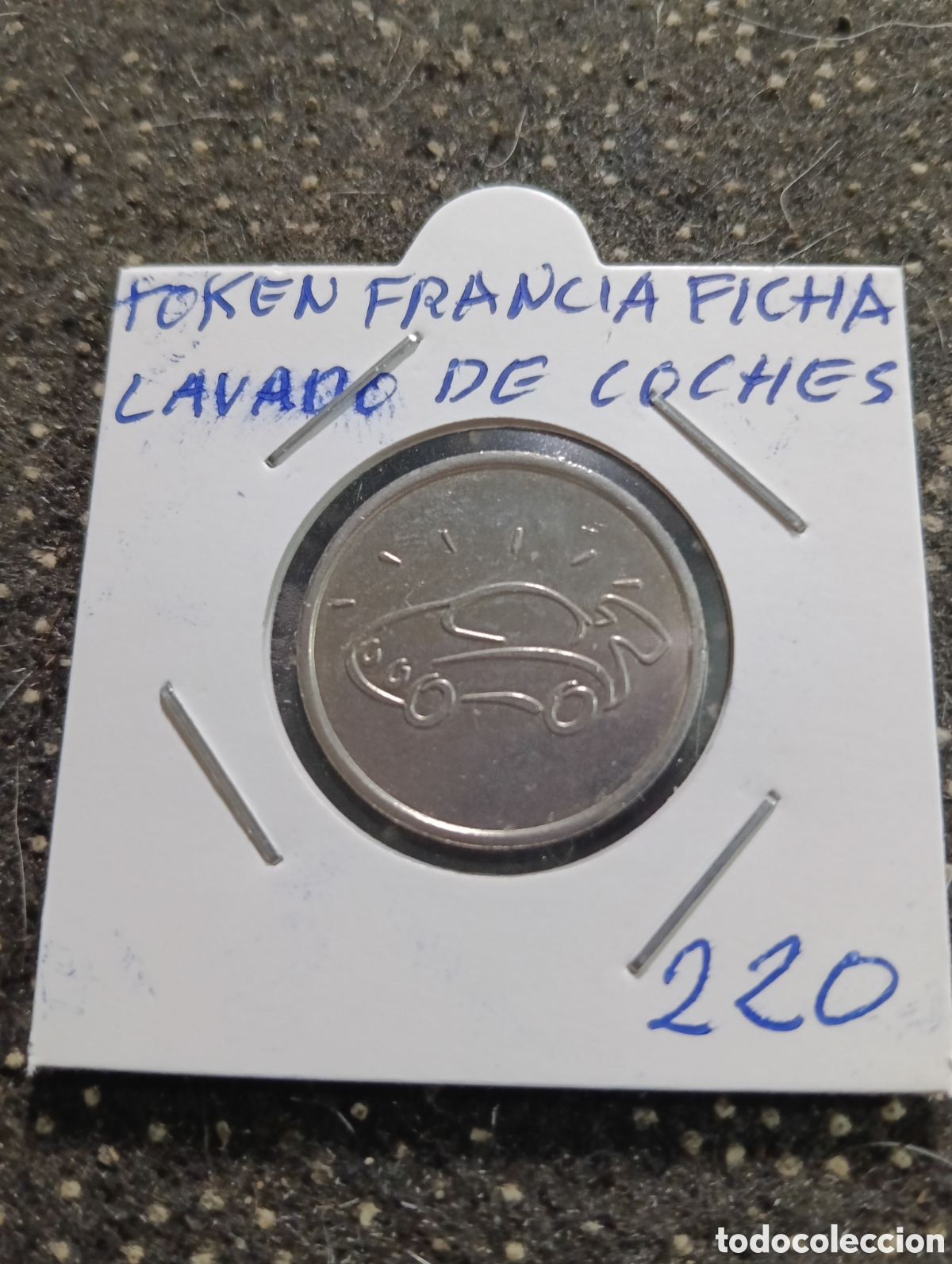 Monedas locales: Token o Jeton Francia ficha lavado de coches