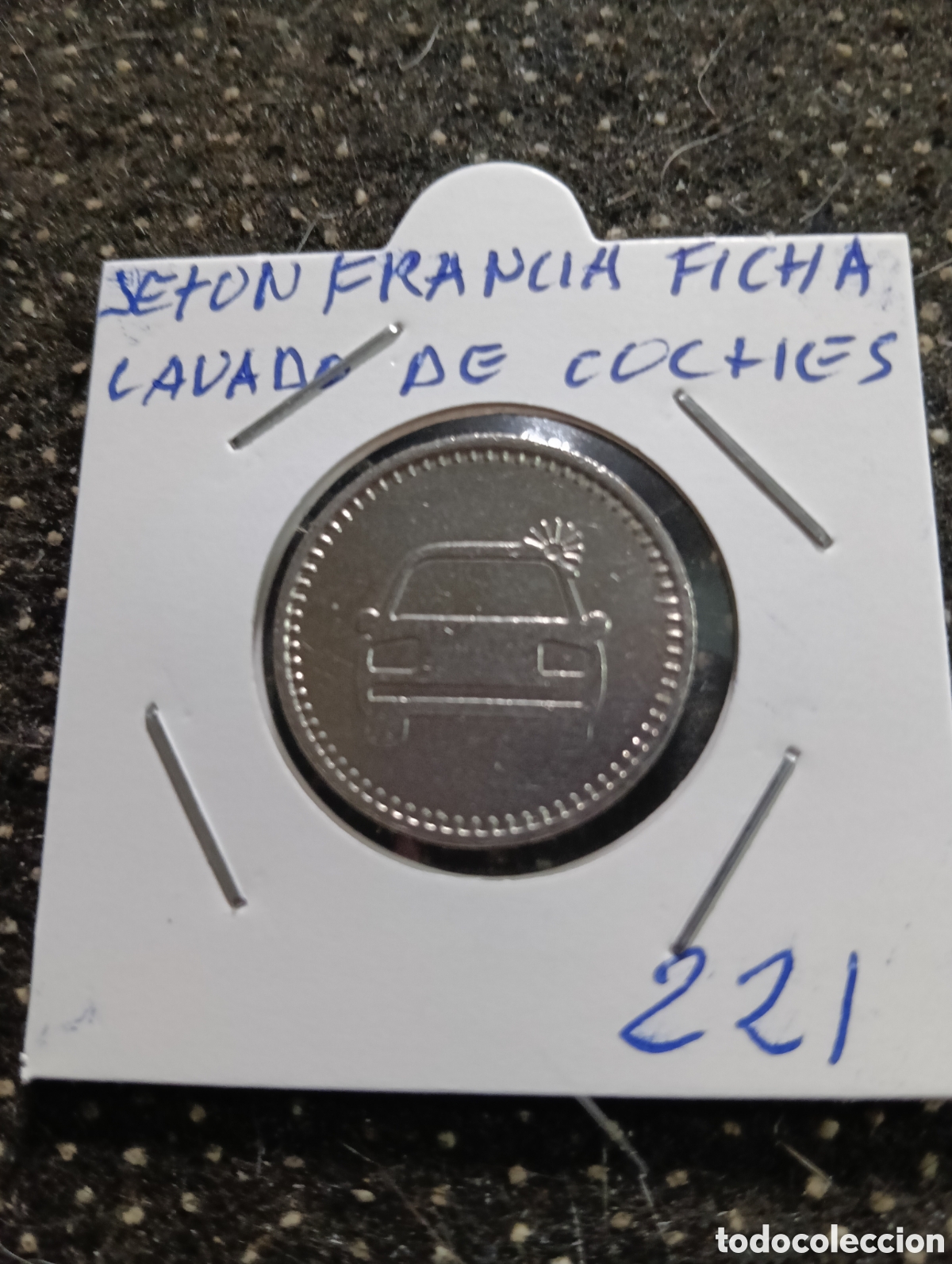 Monedas locales: Token o Jeton Francia ficha lavado de coches