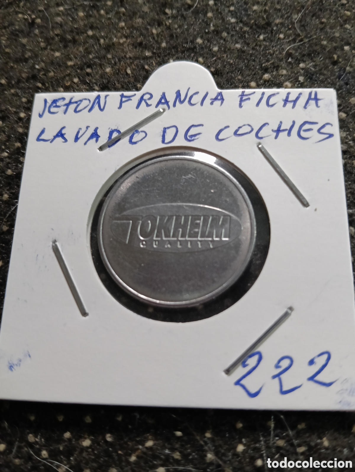 Monedas locales: Token o Jeton Francia ficha lavado de coches