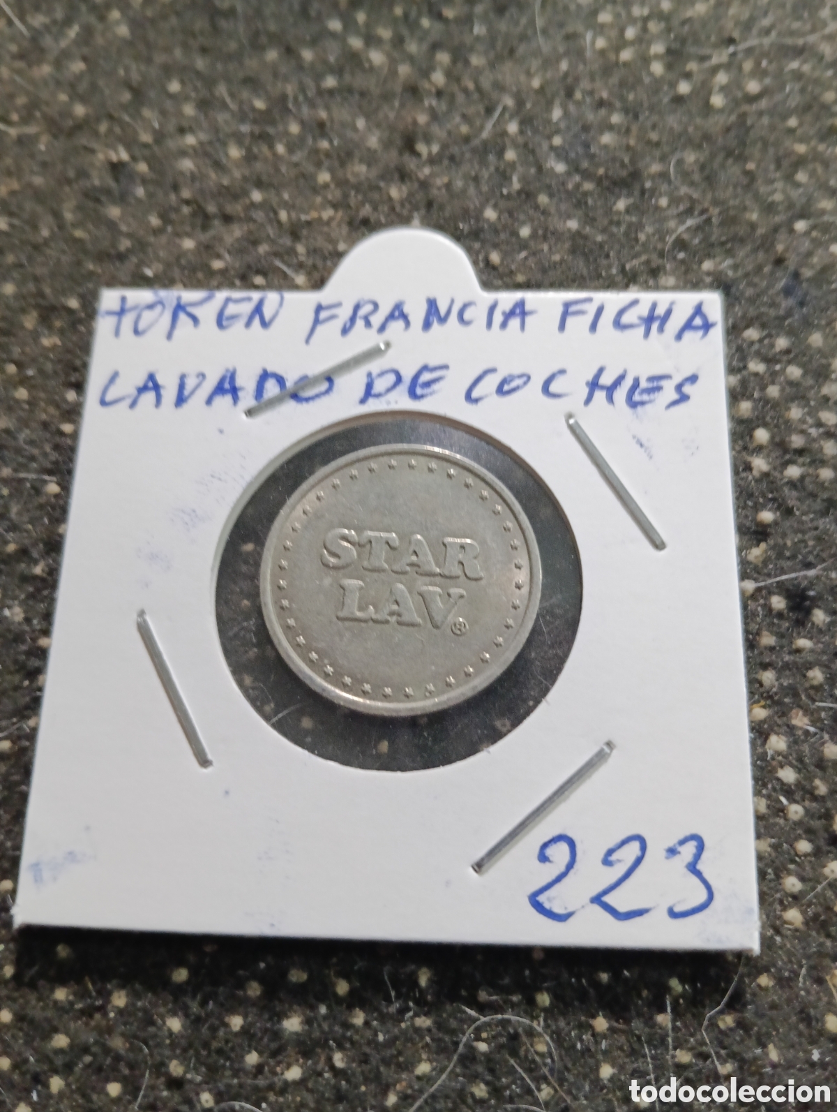 Monedas locales: Token o Jeton Francia ficha lavado de coches