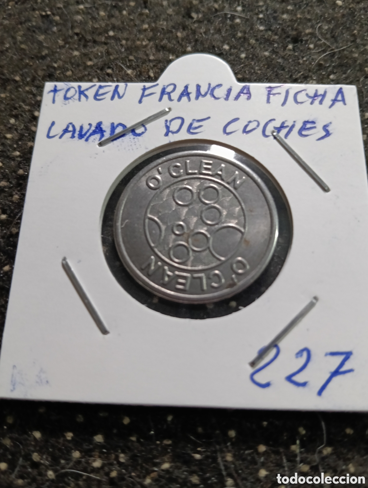 Monedas locales: Token o Jeton Francia ficha lavado de coches
