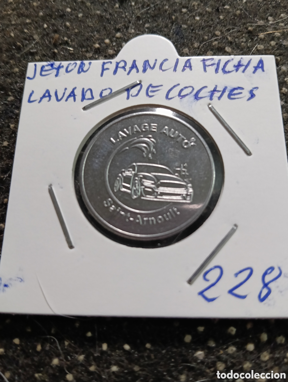 Monedas locales: Token o Jeton Francia ficha lavado de coches