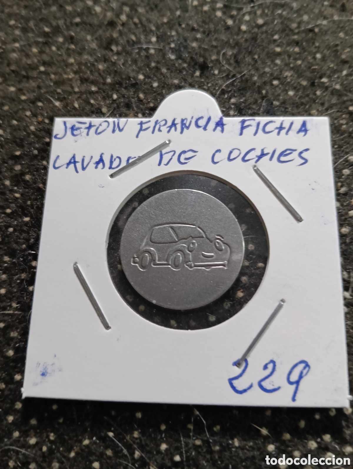 Monedas locales: Token o Jeton Francia ficha lavado de coches