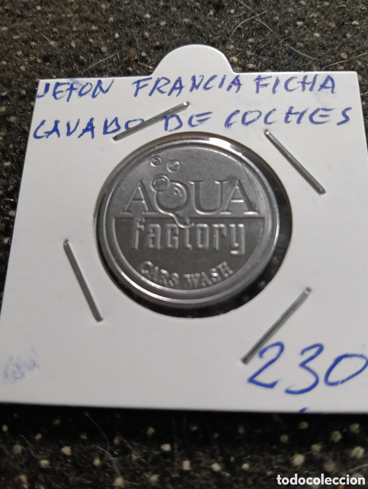 Monedas locales: Token o Jeton Francia ficha lavado de coches