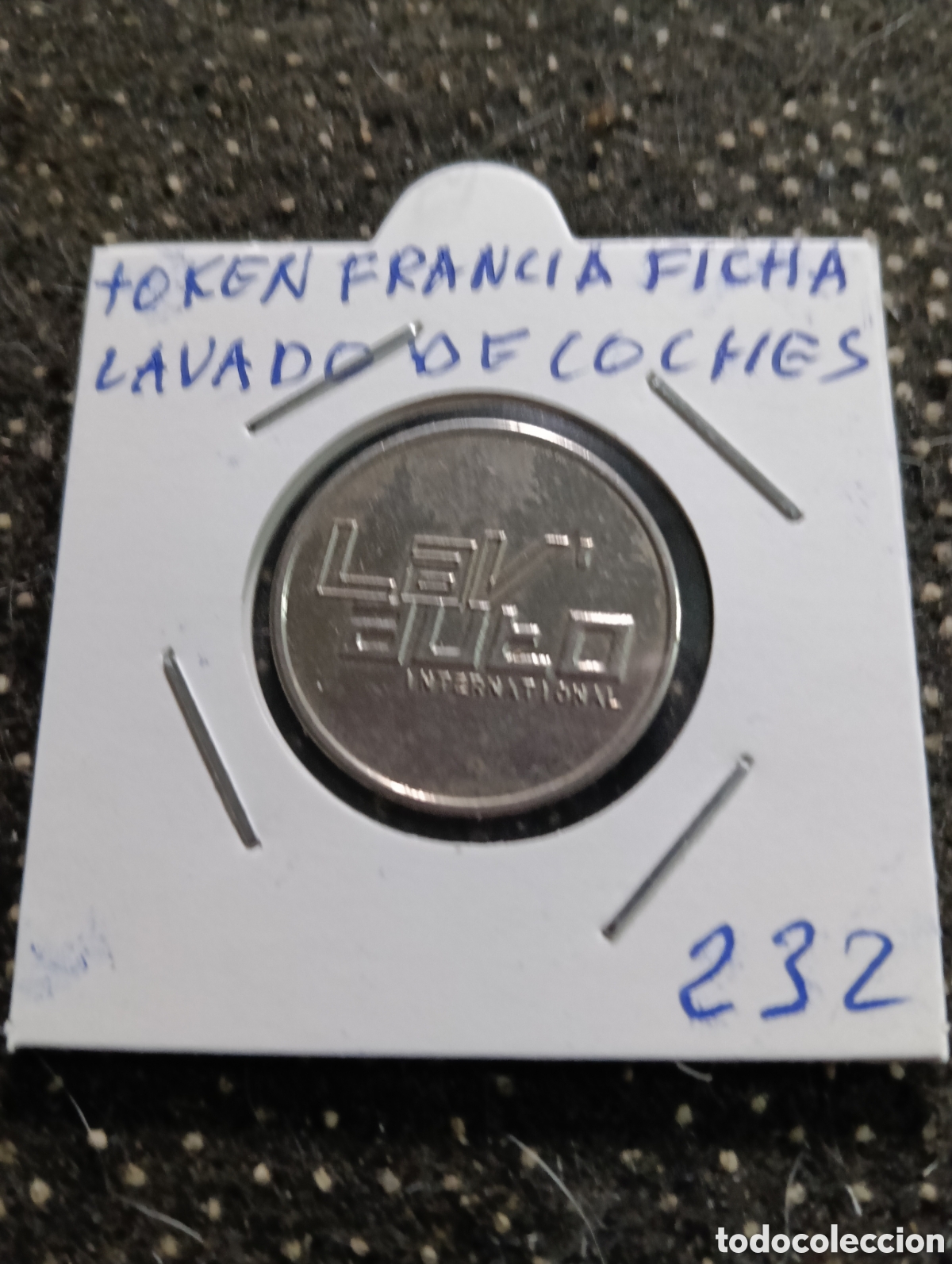 Monedas locales: Token o Jeton Francia ficha lavado de coches