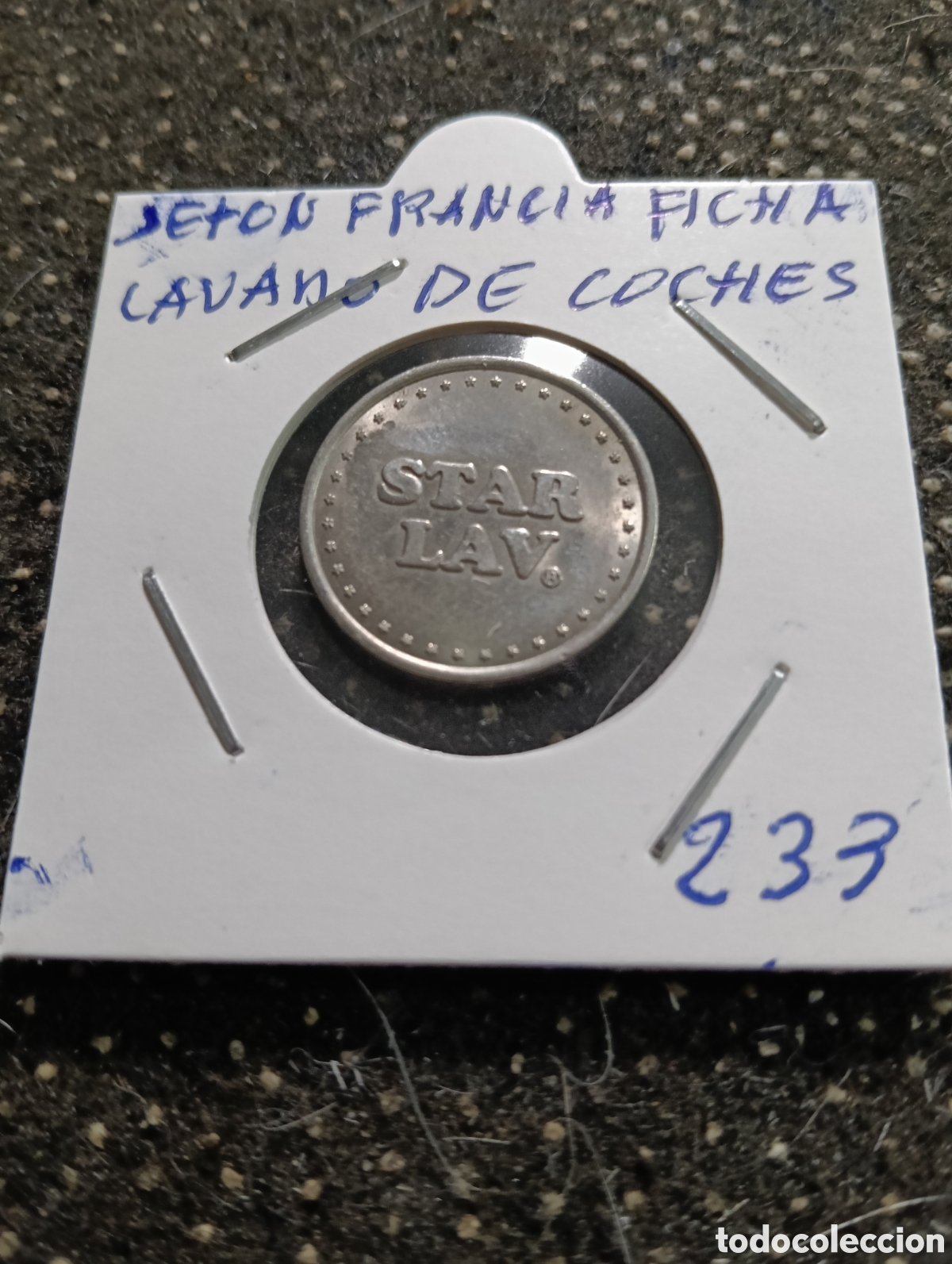 Monedas locales: Token o Jeton Francia ficha lavado de coches