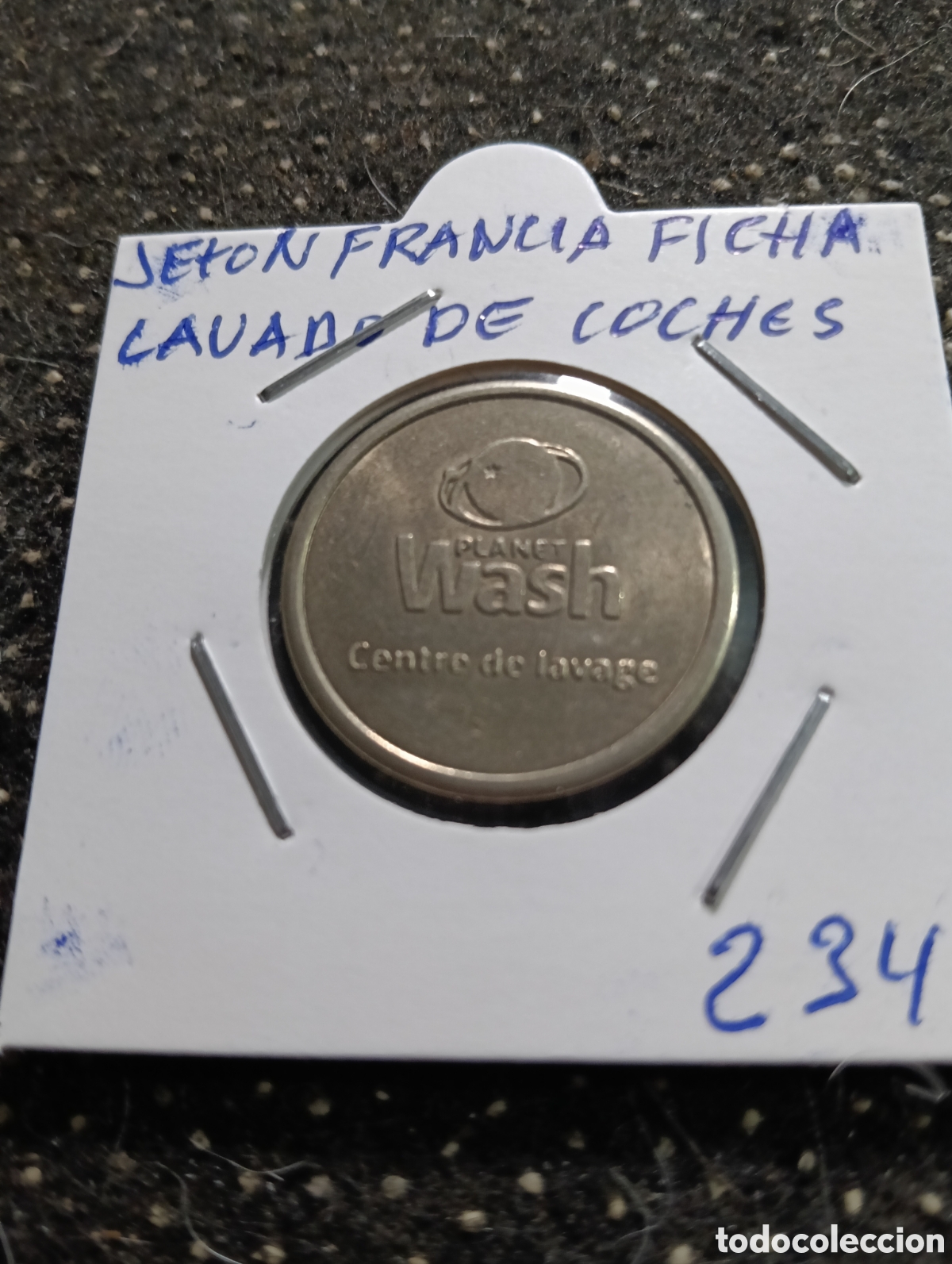 Monedas locales: Token o Jeton Francia ficha lavado de coches