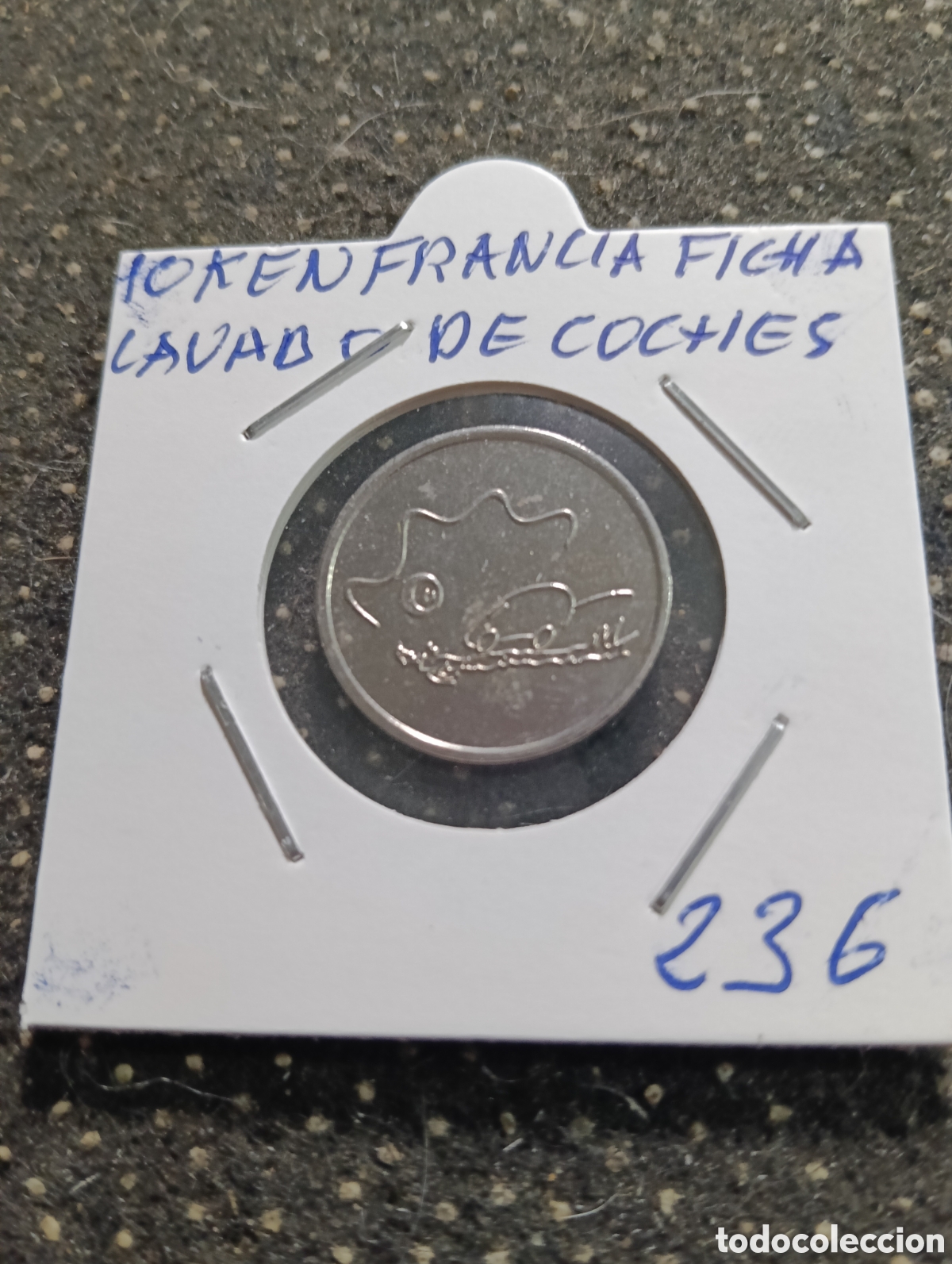 Monedas locales: Token o Jeton Francia ficha lavado de coches