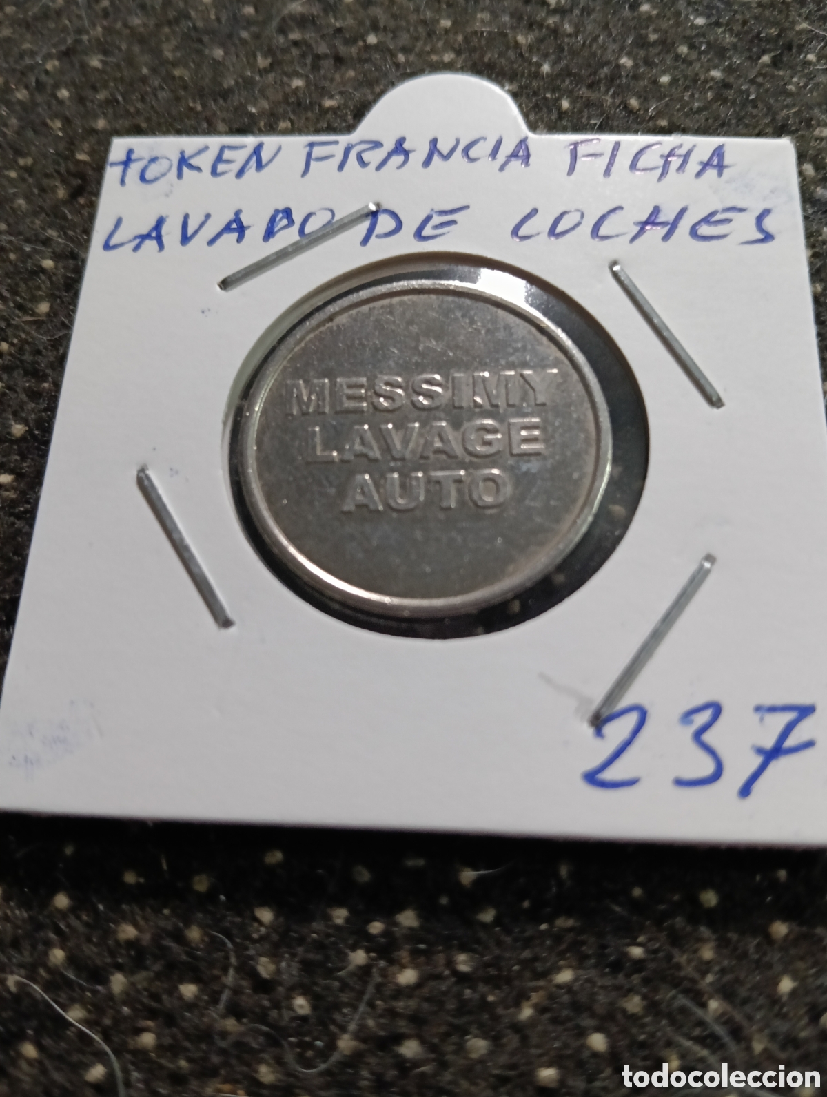 Monedas locales: Token o Jeton Francia ficha lavado de coches