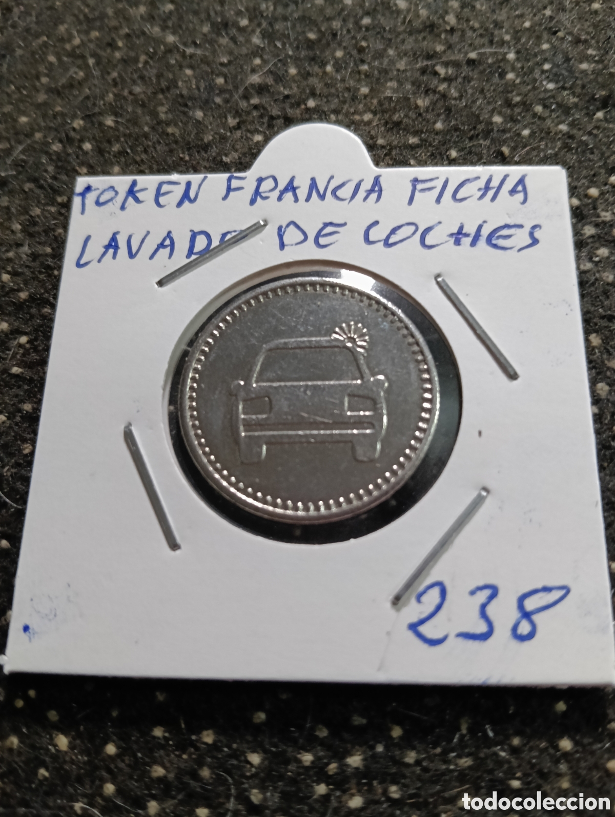 Monedas locales: Token o Jeton Francia ficha lavado de coches