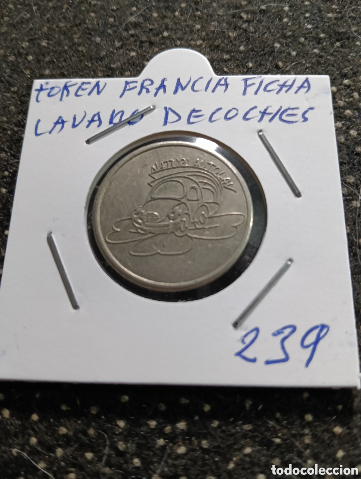 Monedas locales: Token o Jeton Francia ficha lavado de coches