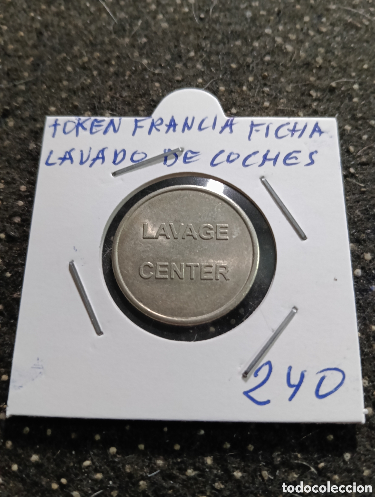 Monedas locales: Token o Jeton Francia ficha lavado de coches
