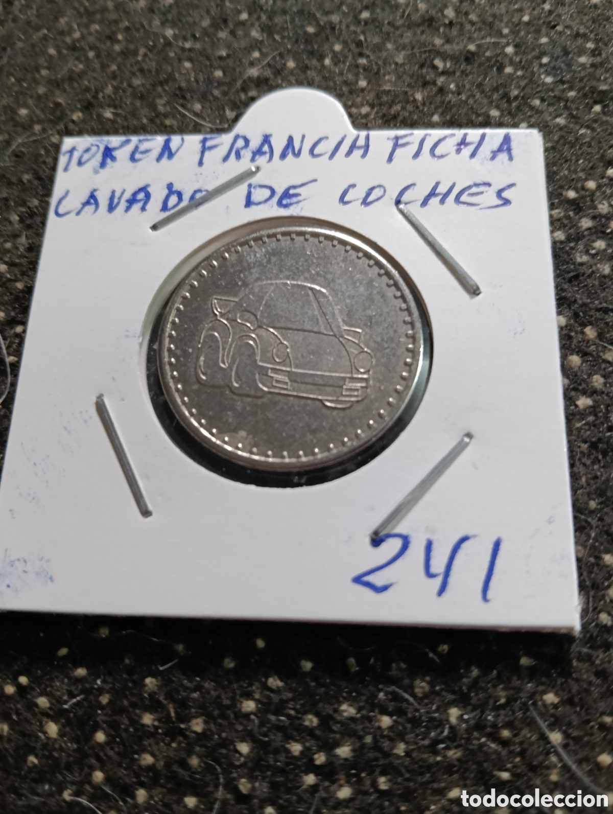 Monedas locales: Token o Jeton Francia ficha lavado de coches