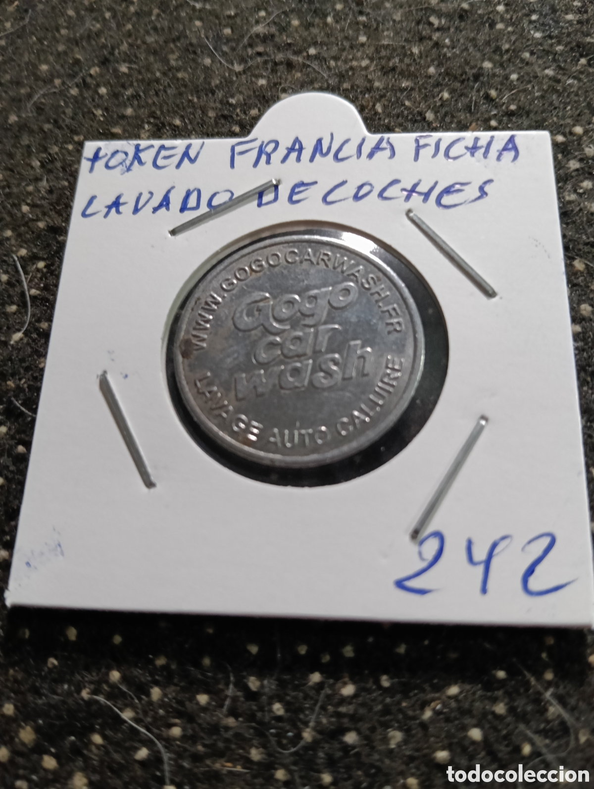 Monedas locales: Token o Jeton Francia ficha lavado de coches