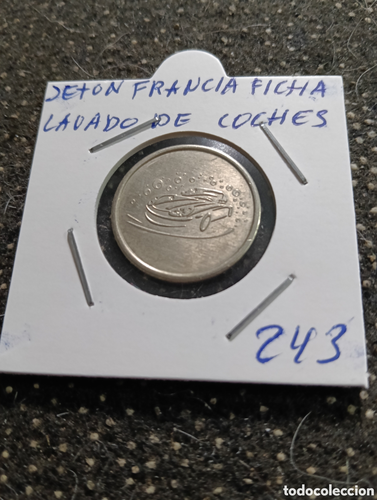 Monedas locales: Token o Jeton Francia ficha lavado de coches